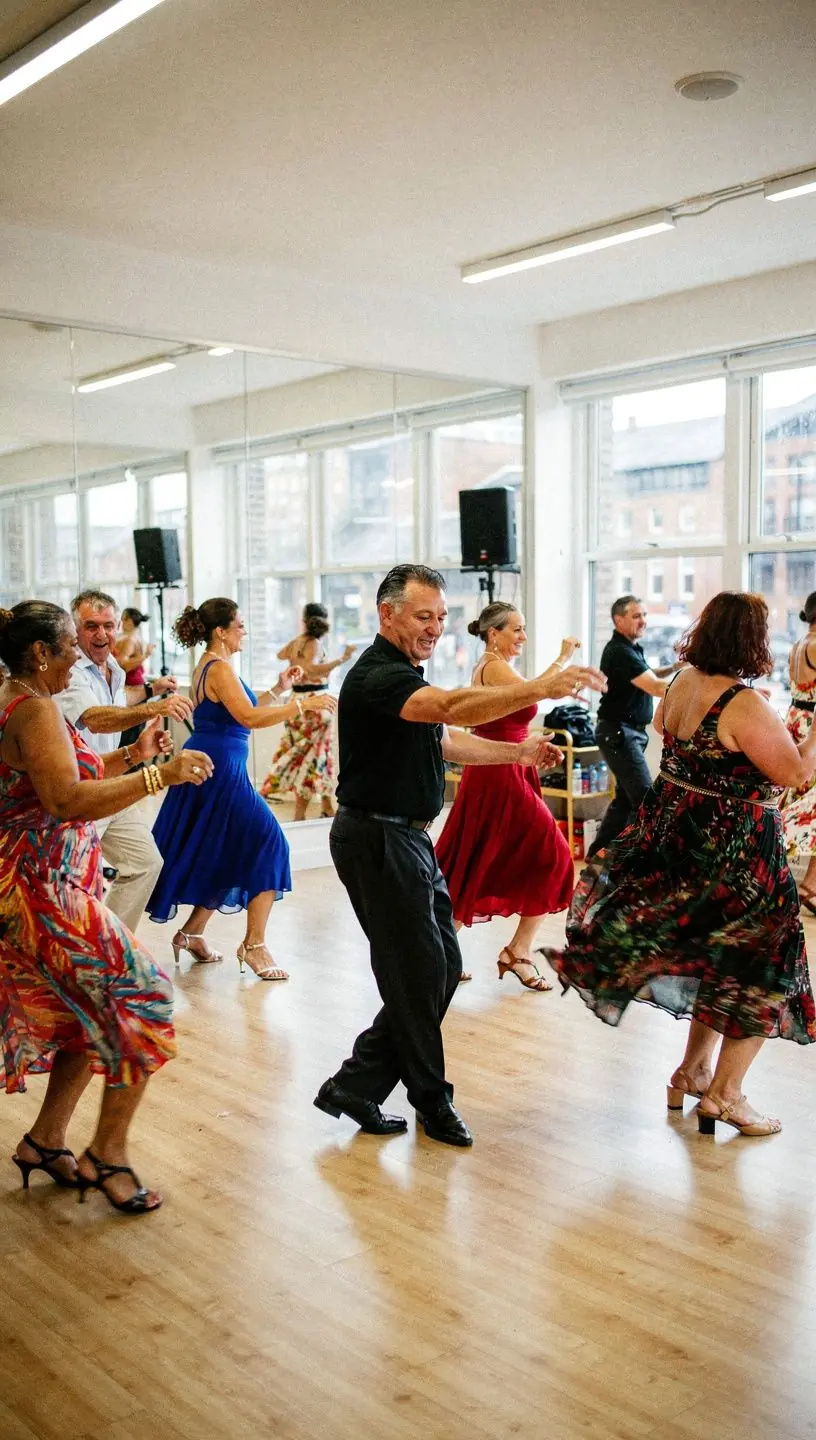 Community support fostering personal growth in dance hubs.